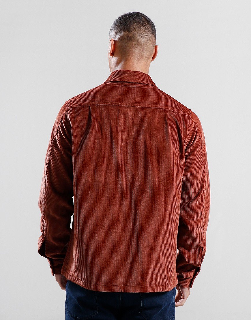 Fred Perry Corduroy Overshirt Whisky Brown