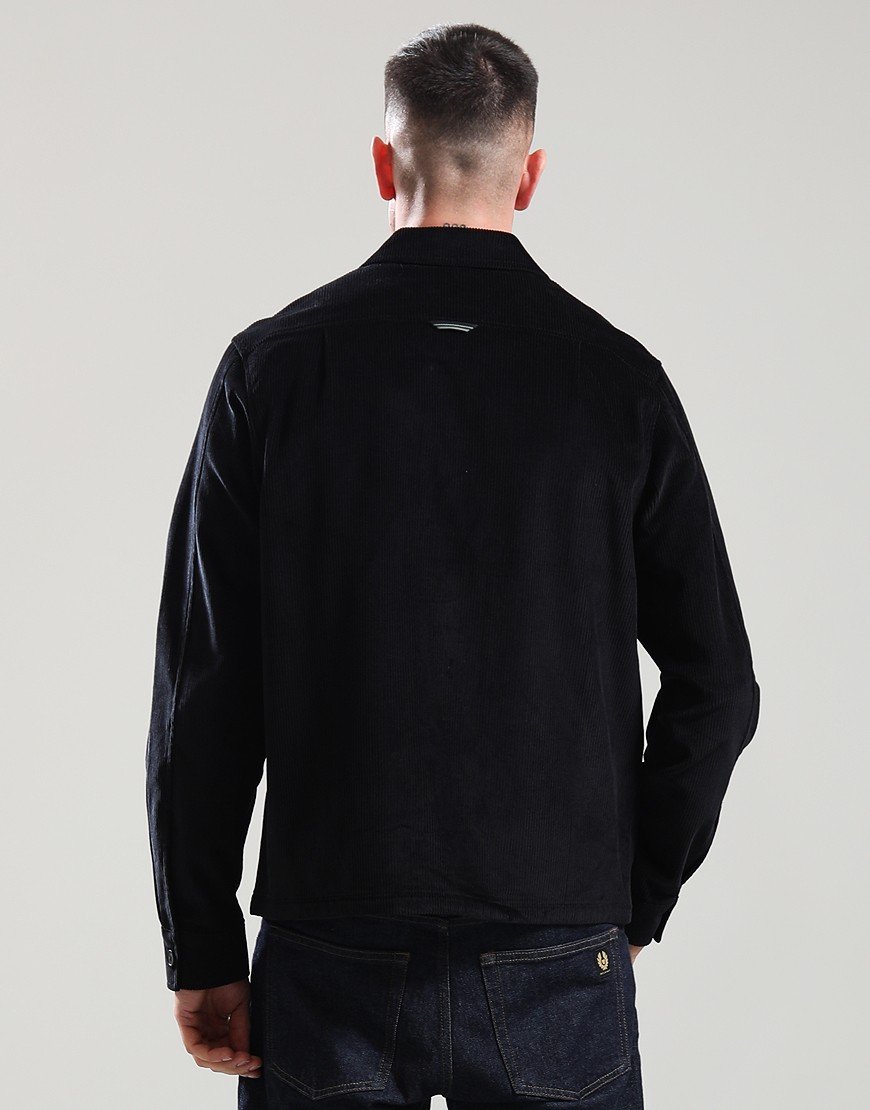 Fred Perry Corduroy Overshirt Black