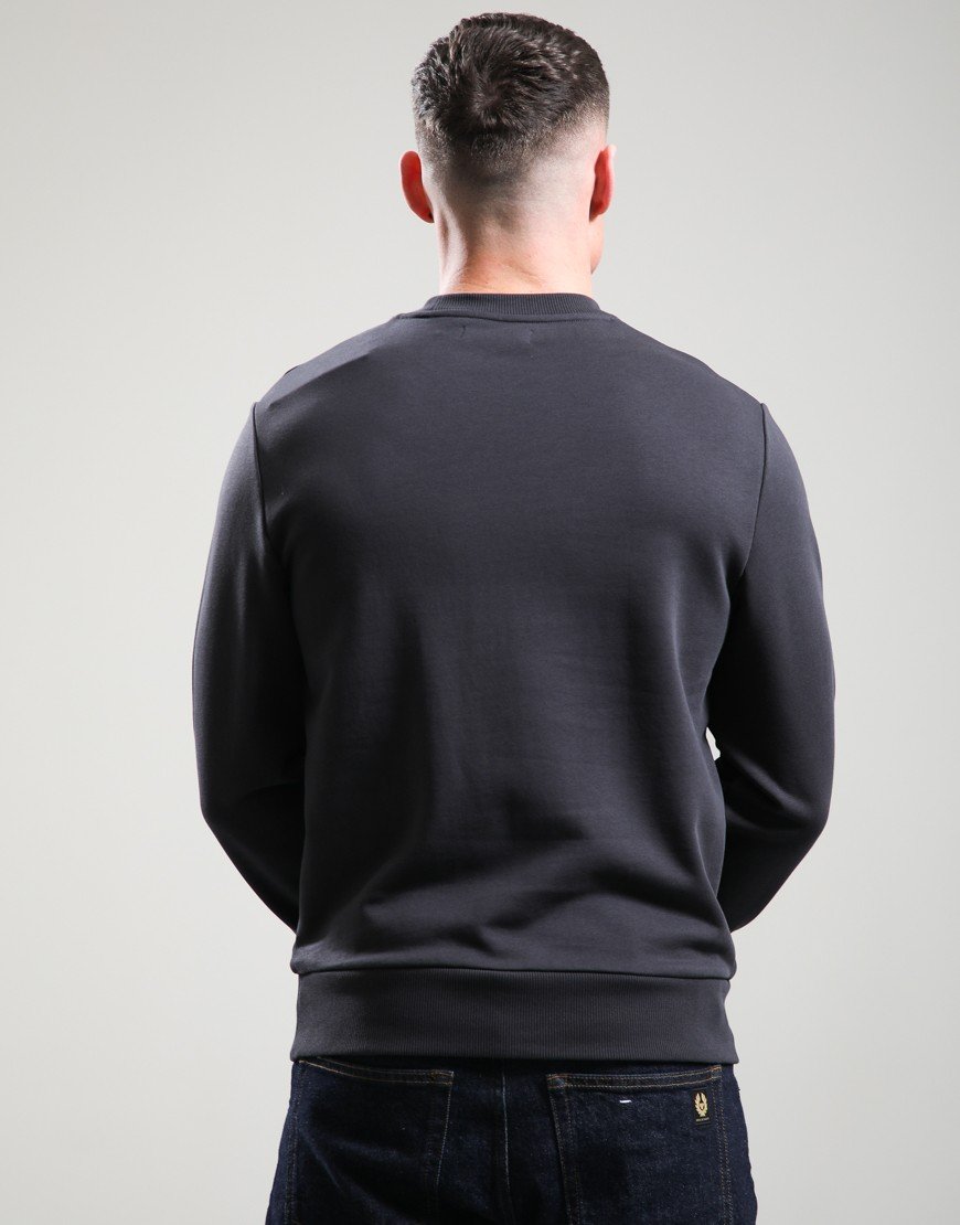 Fred Perry Crew Neck Sweat Ancient Grey/Ecru/Sea Grass