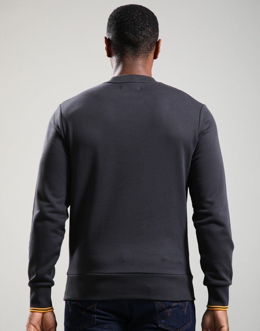 Fred Perry Crew Neck Sweatshirt Anchor Grey/Golden