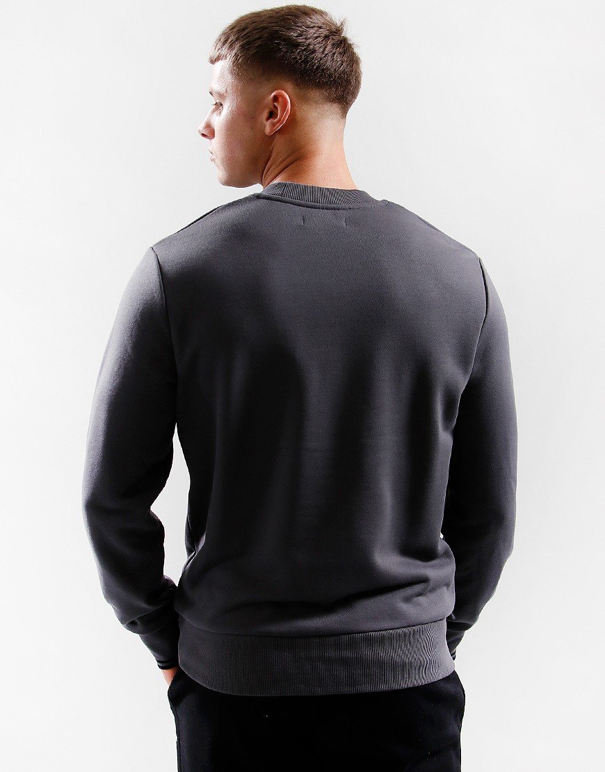 Fred Perry Crew Sweat Gunmetal