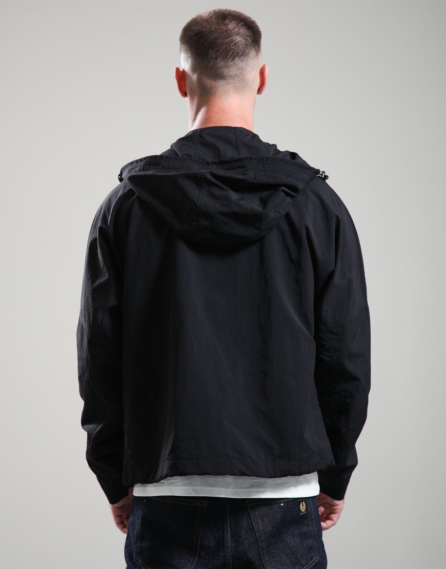 Fred Perry Cropped Ripstop Parka Black