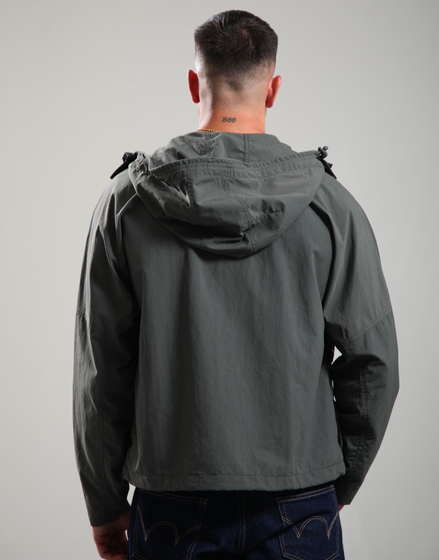 Fred Perry Cropped Ripstop Parka Field Green