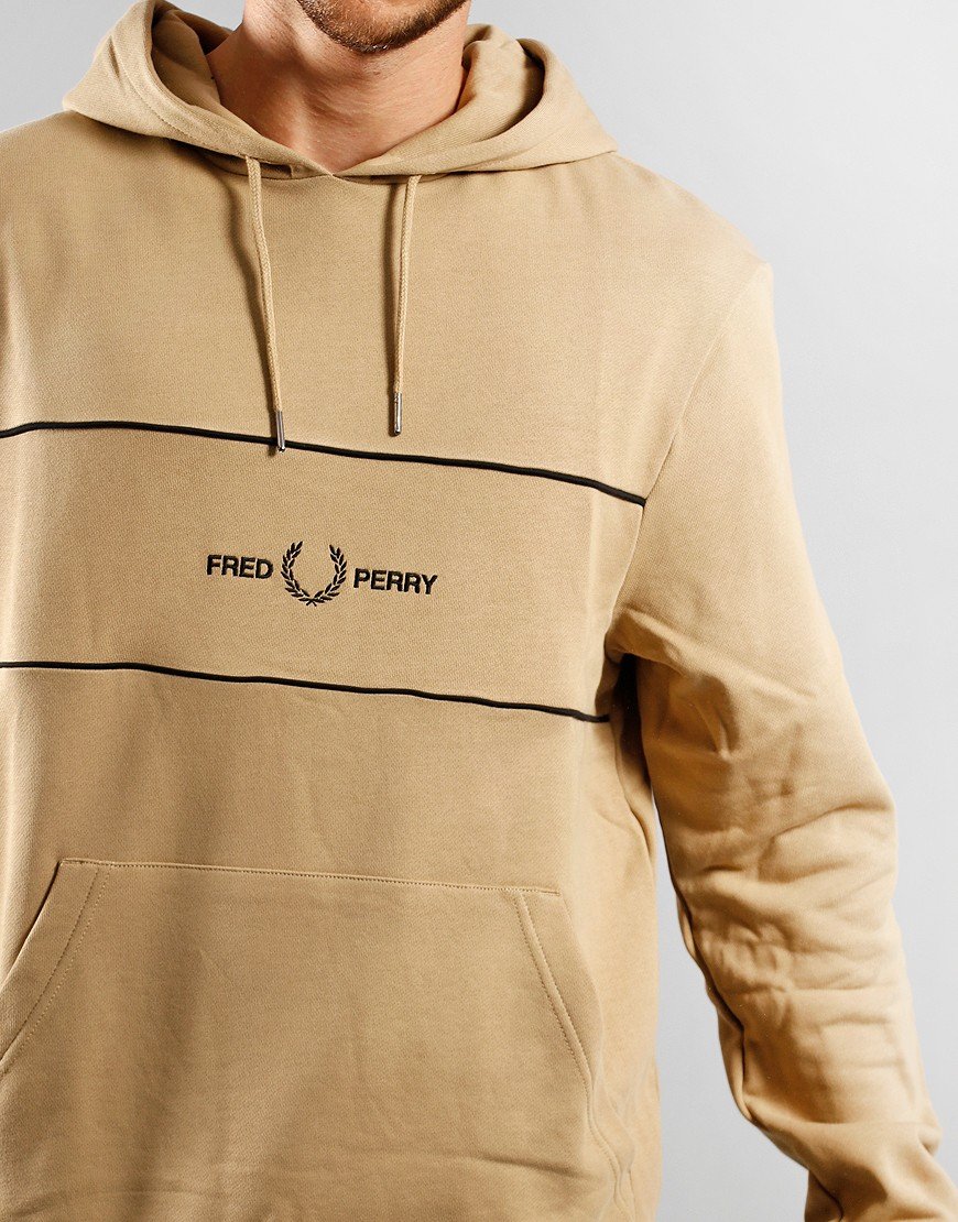 fred perry khaki hoodie