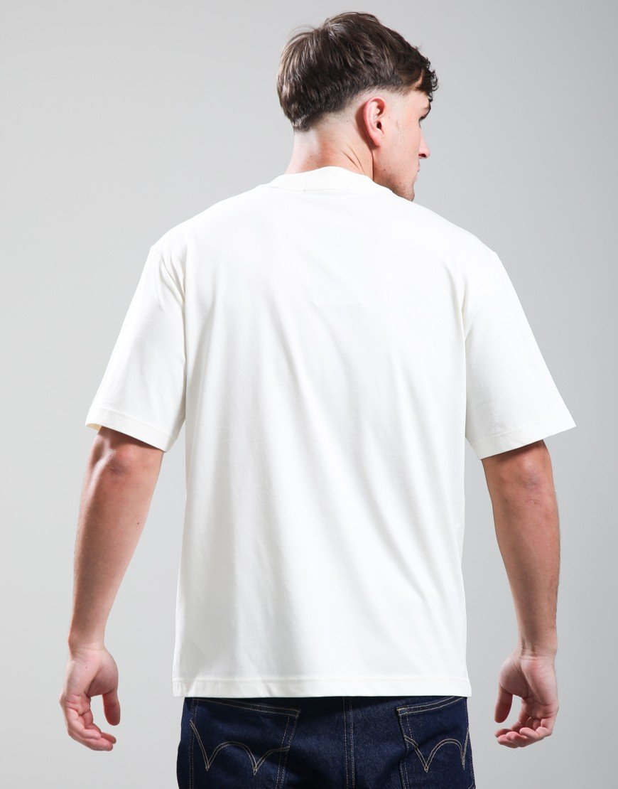 Fred Perry Embroidered Panel T-Shirt Ecru