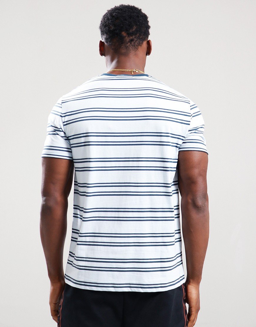 Tシャツ・カットソー FRED PERRY SS23 FP STRIPE T-SHIRT (M5607 R30 LIGHT ICE) Stripe T-Shirt Light Ice | Fred Perry | EQVVS