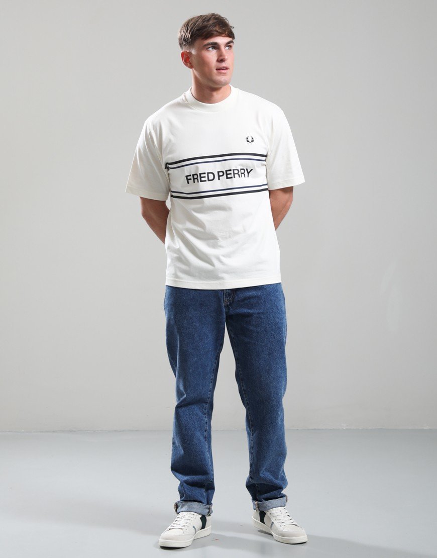 Fred Perry Graphic T-Shirt Ecru