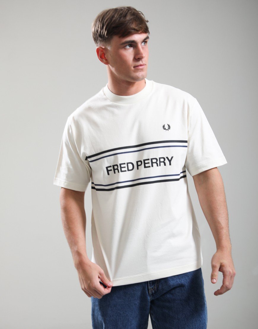 Fred Perry Graphic T-Shirt Ecru