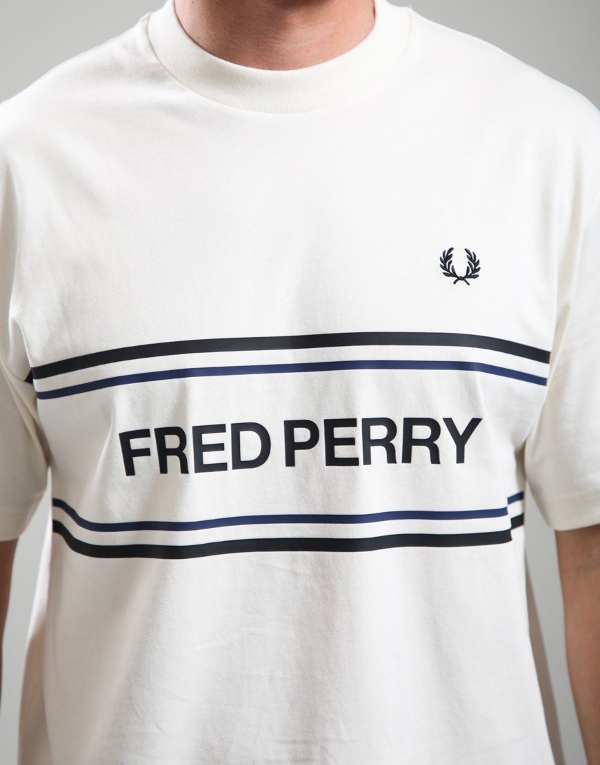 Fred Perry Graphic T-Shirt Ecru