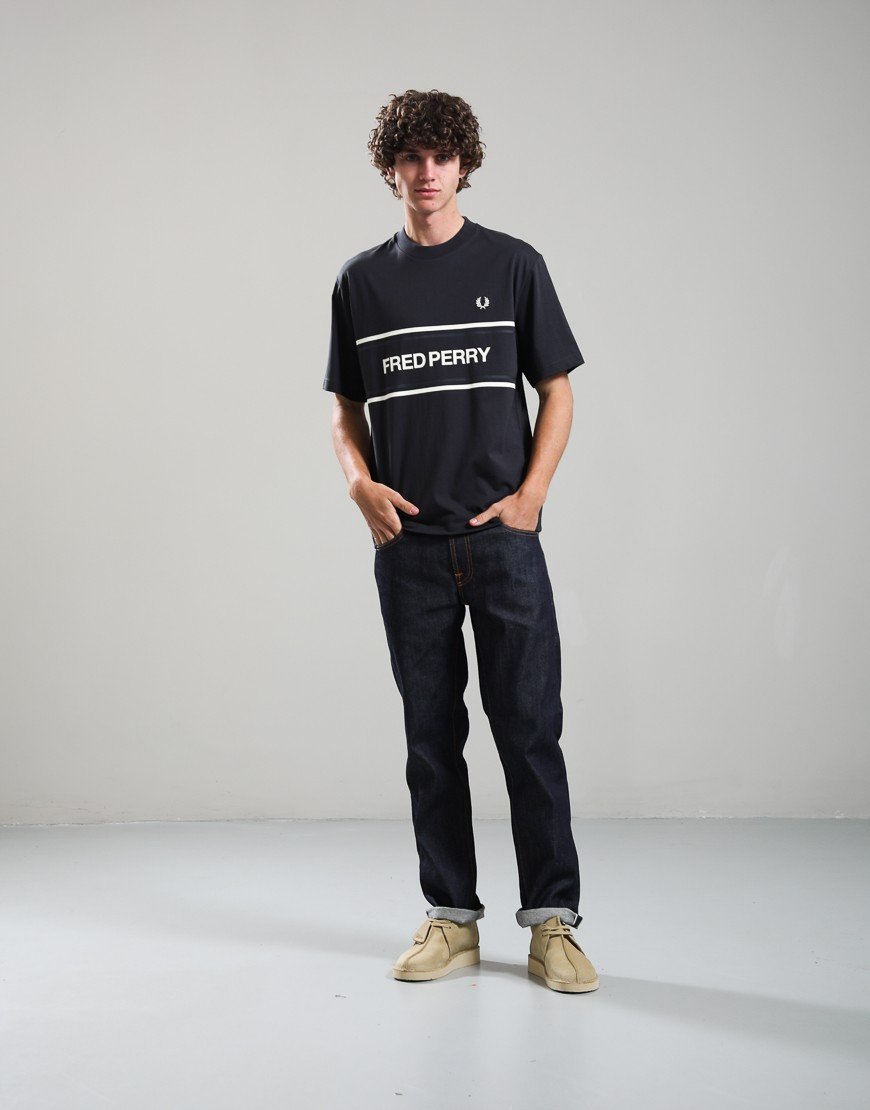 Fred Perry Graphic T-Shirt Anchor Grey