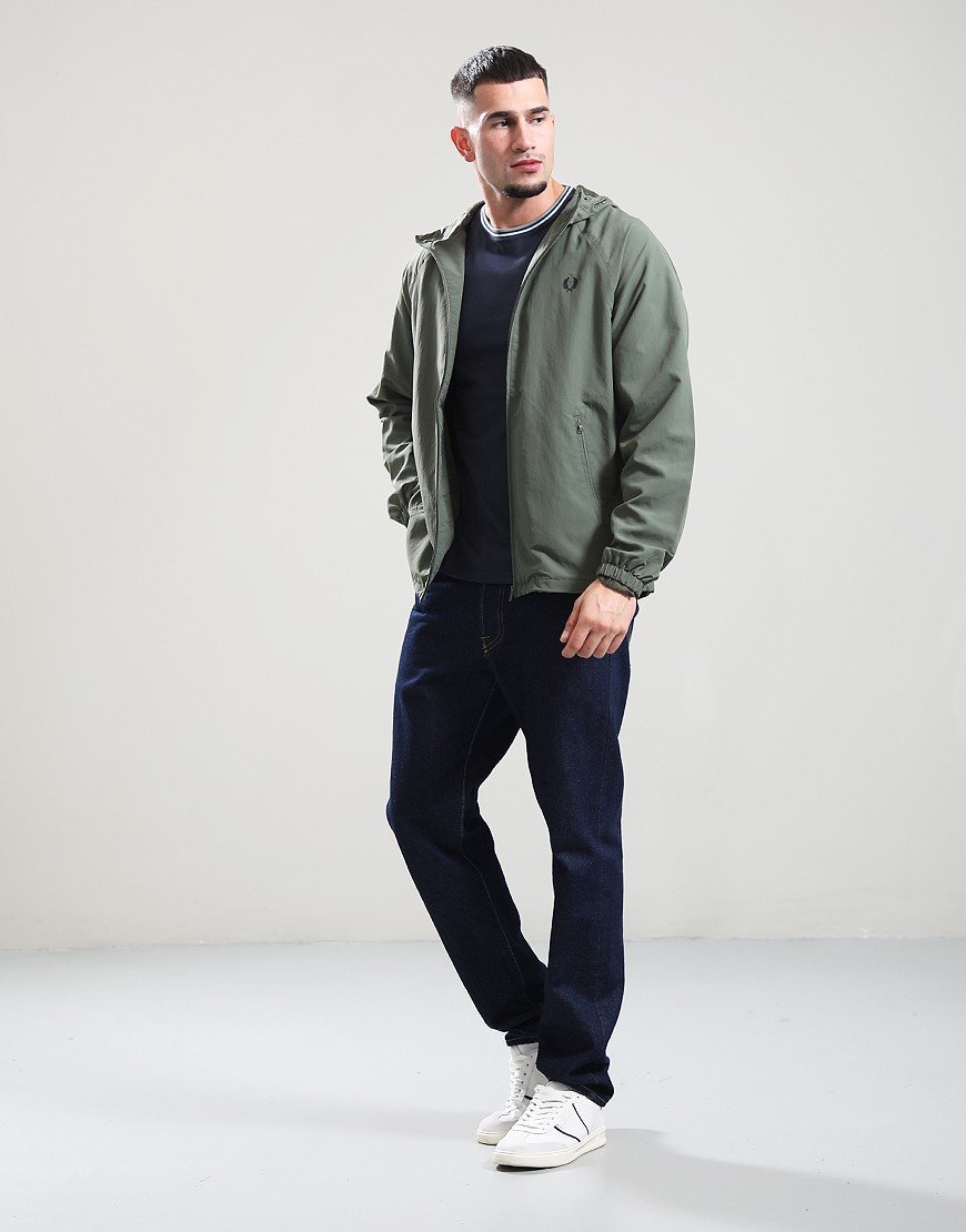 Fred Perry Hooded Shell Jacket Laurel Wreath Green