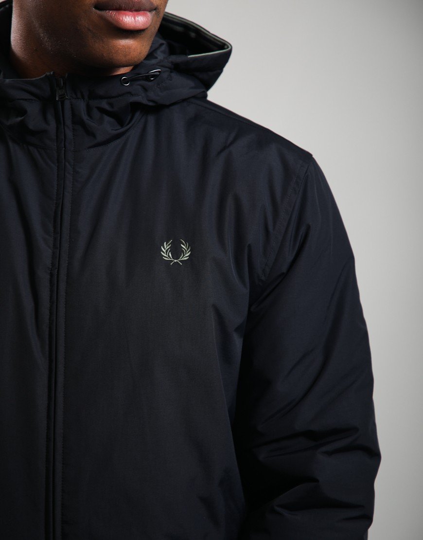 Fred Perry Hooded Brentham Jacket Black