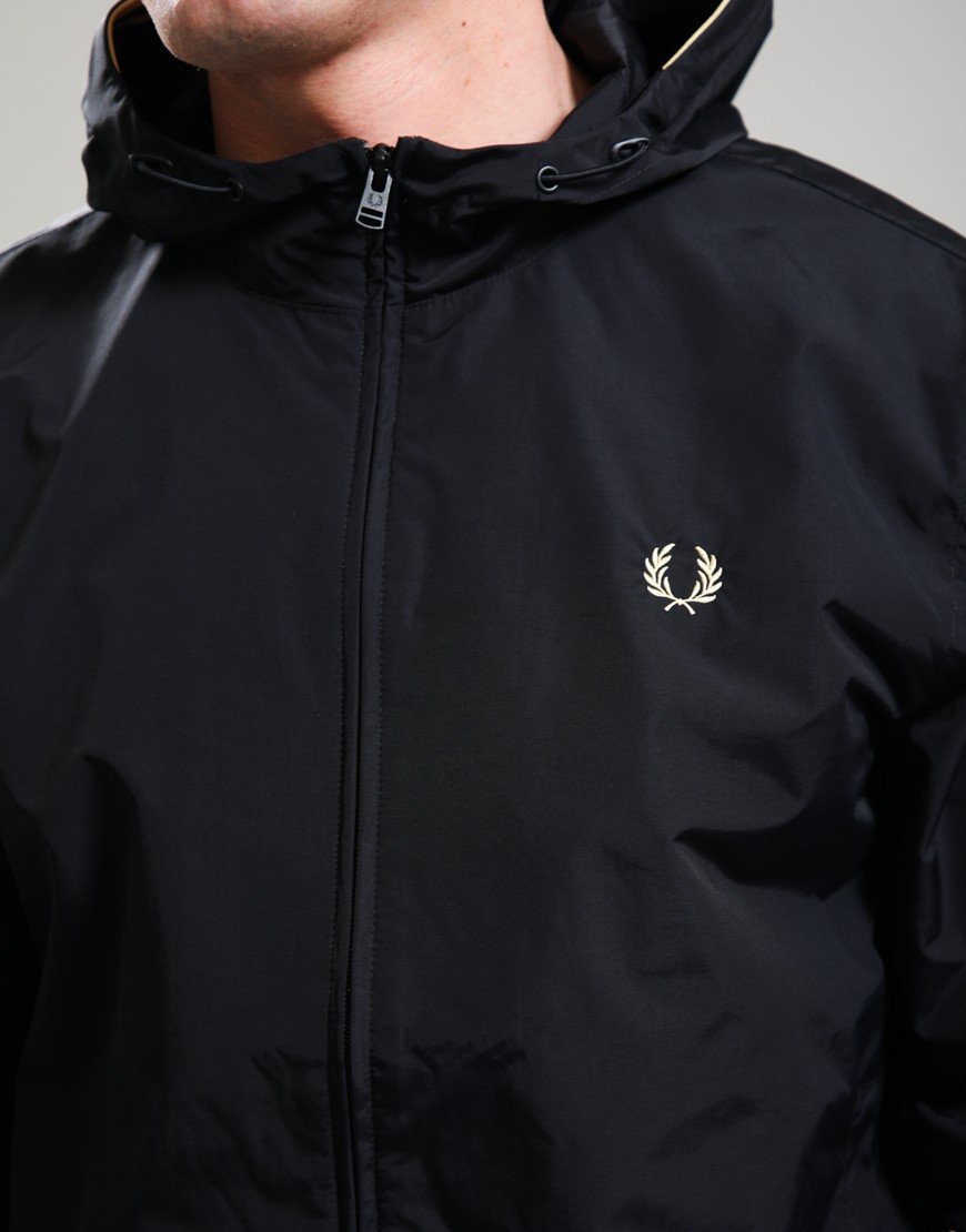 Fred Perry Hooded Brentham Jacket Black