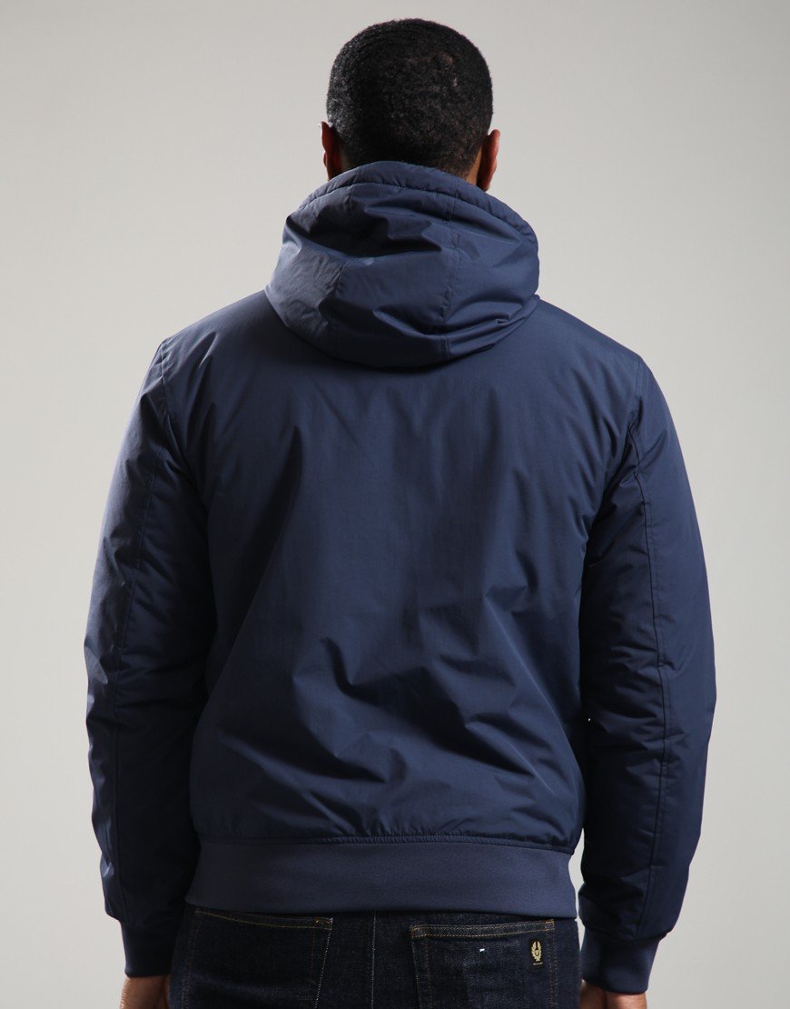 Fred Perry Hooded Brentham Jacket Dark Airforce