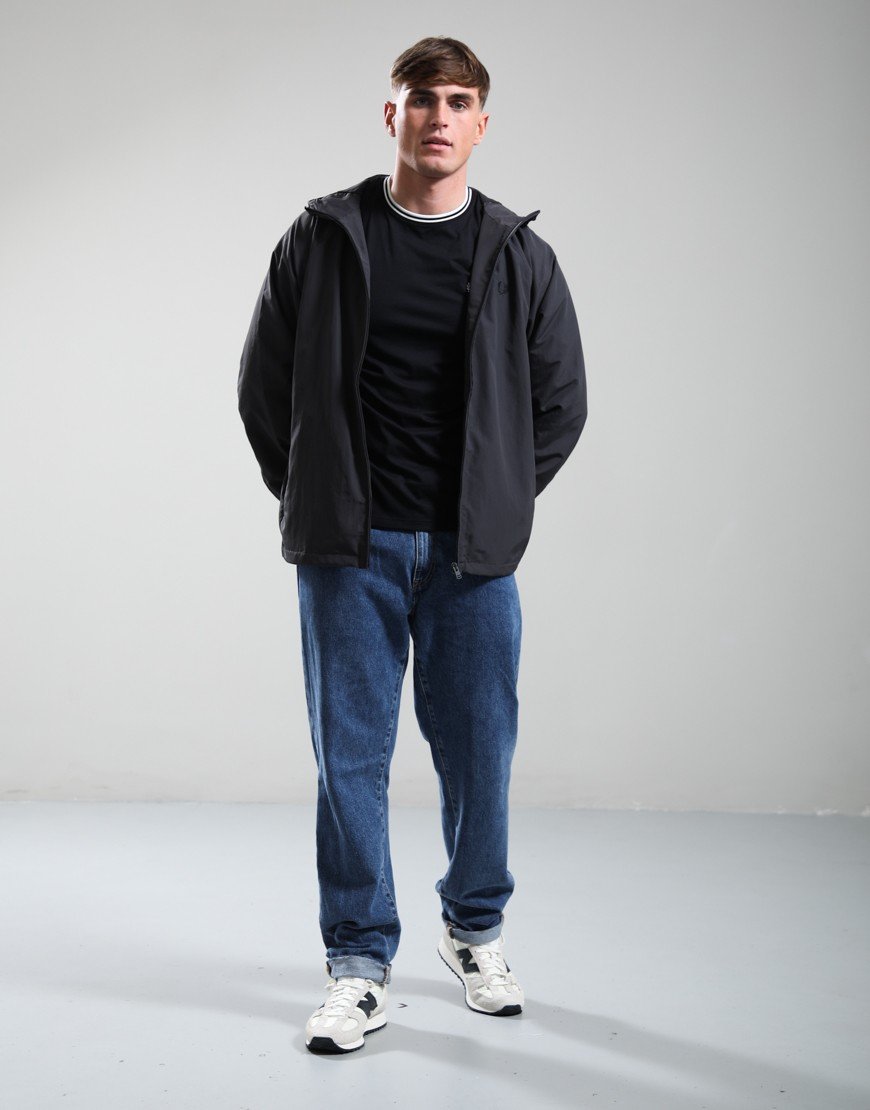 Fred Perry Hooded Shell Jacket Anchor Grey