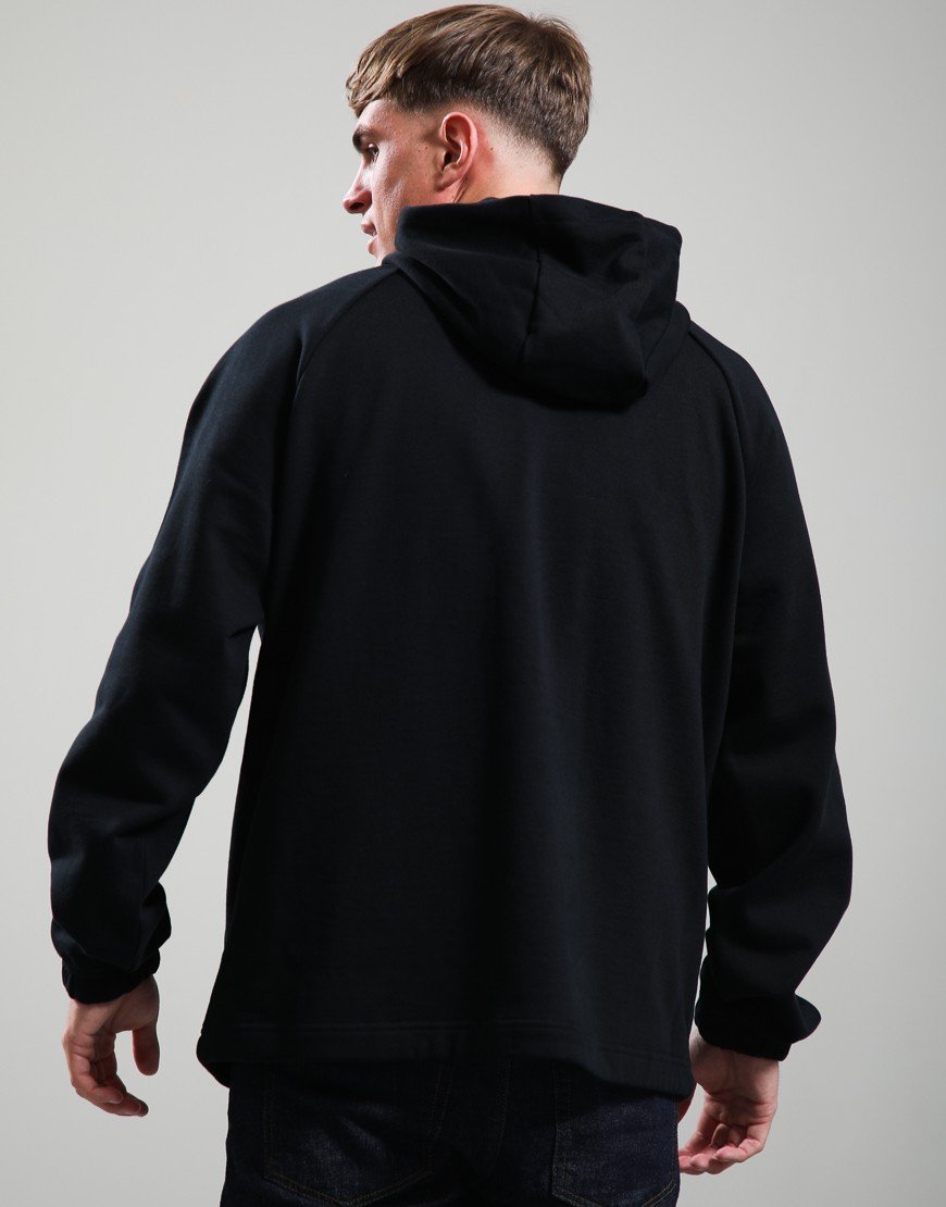 Fred Perry Hooded Smock Sweatshirt Black