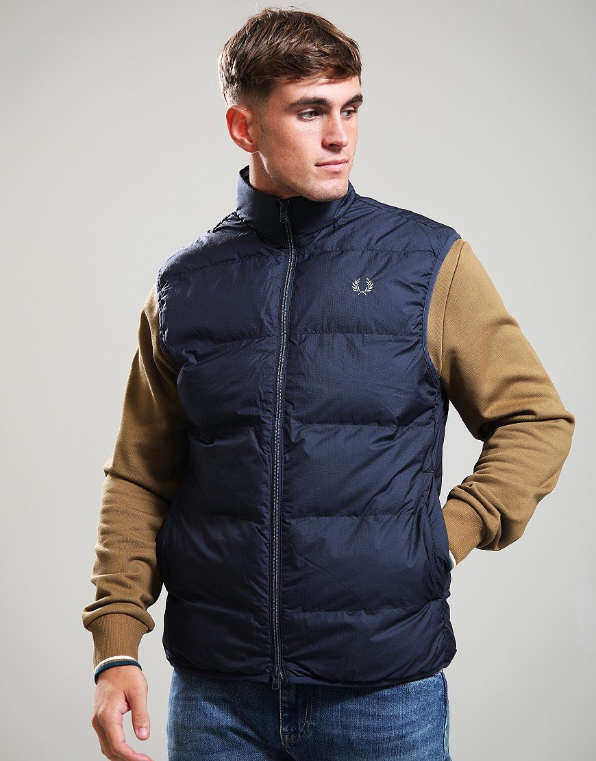 Fred Perry Insulated Gilet Dark Airforce