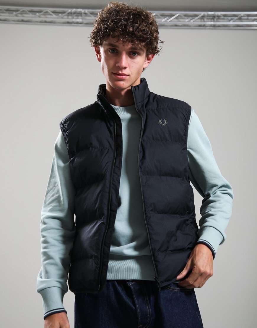 Fred Perry Insulated Gilet Black