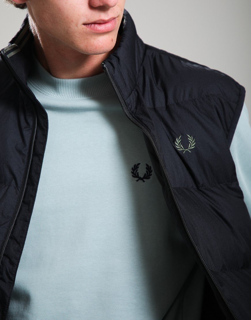 Fred Perry Insulated Gilet Black
