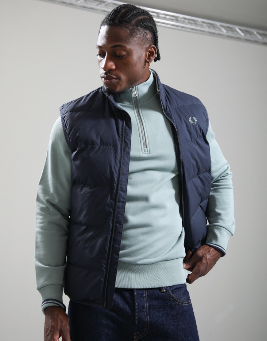 Fred Perry Insulated Gilet Dark Airforce