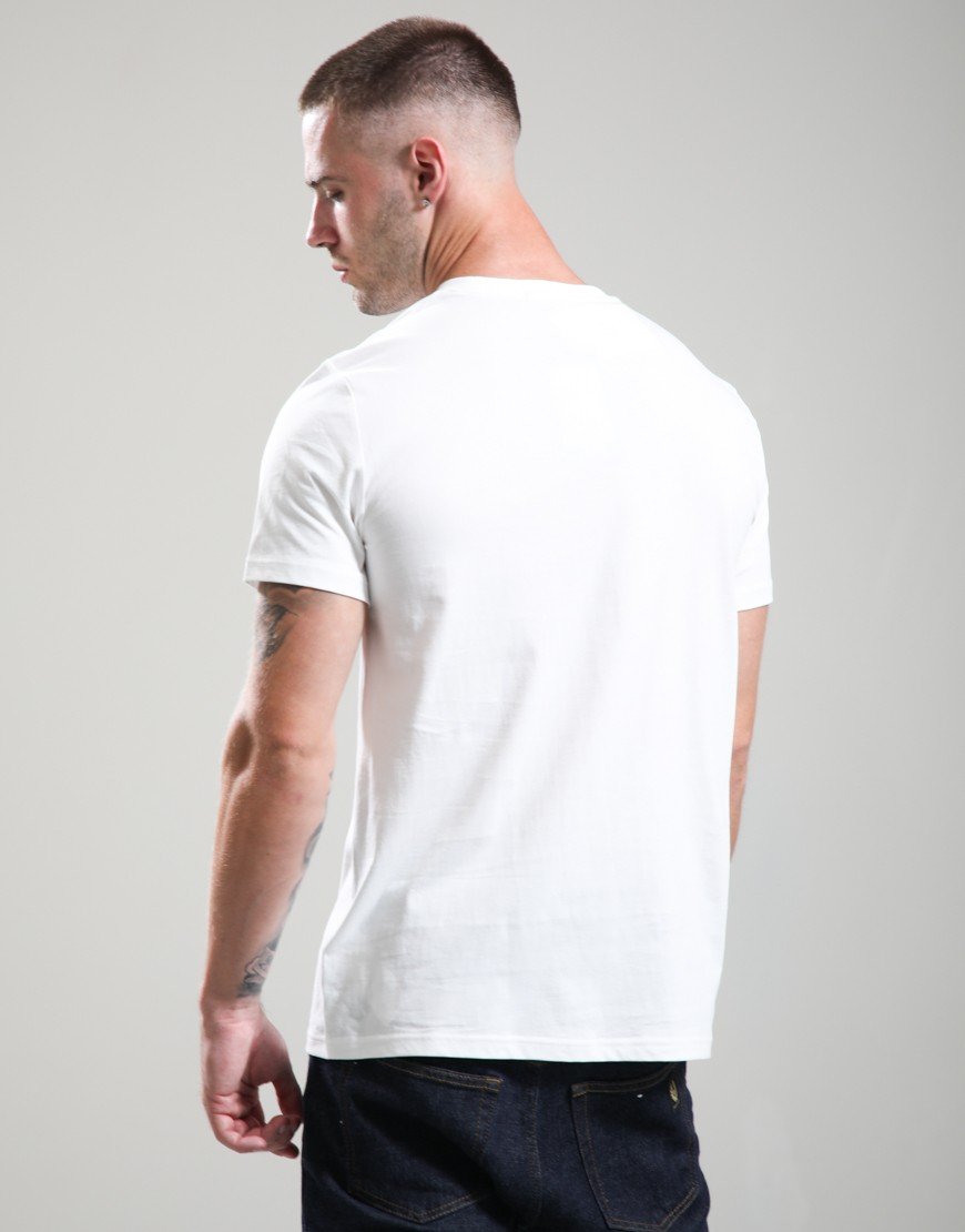 Fred Perry Laurel Wreath Digital T-Shirt Snow White