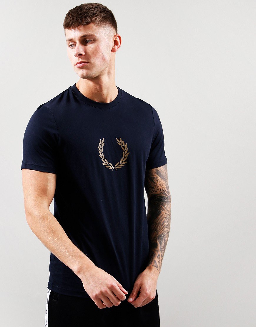 Fred Perry Laurel Wreath T-Shirt Navy