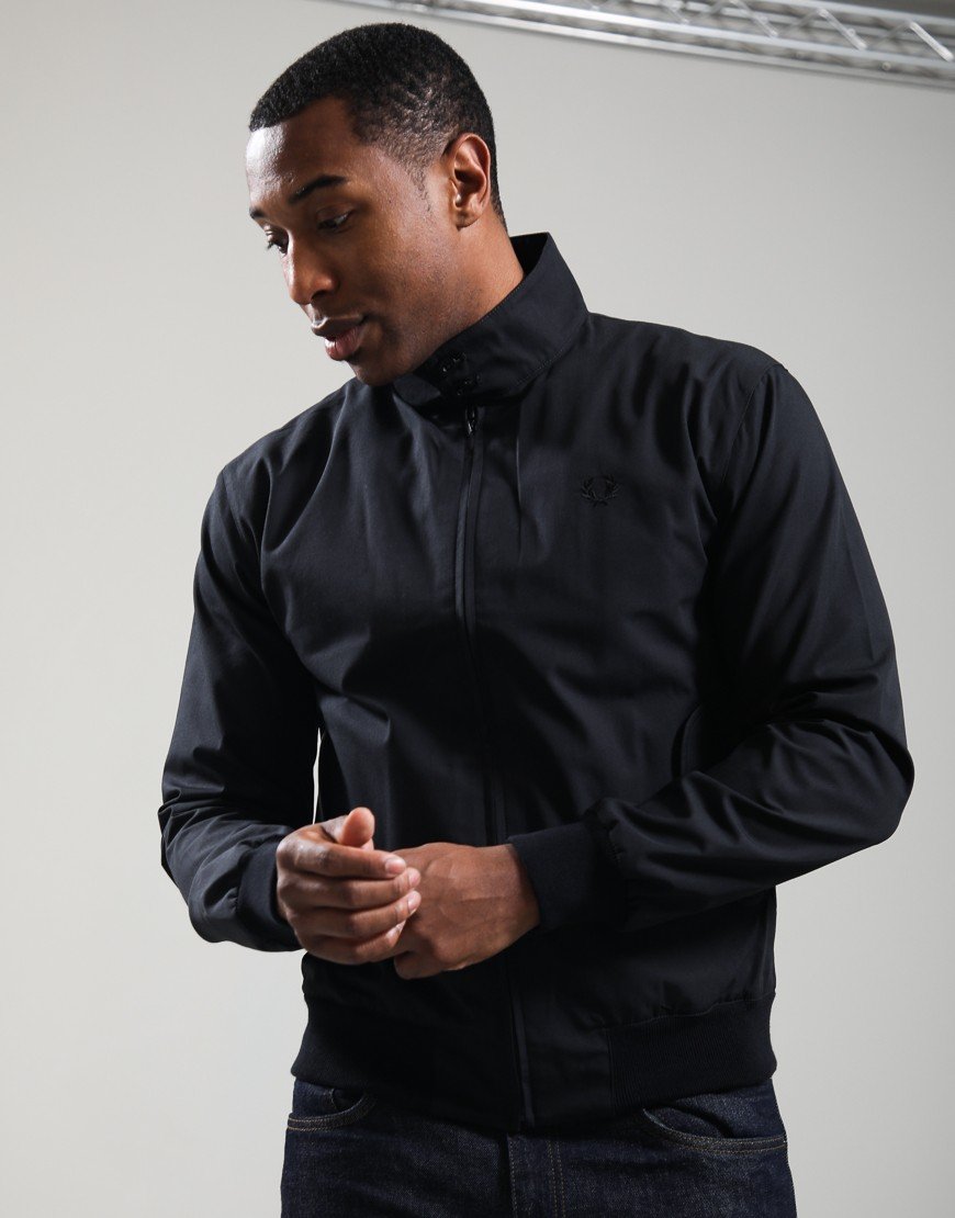 Fred Perry Made In England Harrington Jacket Black