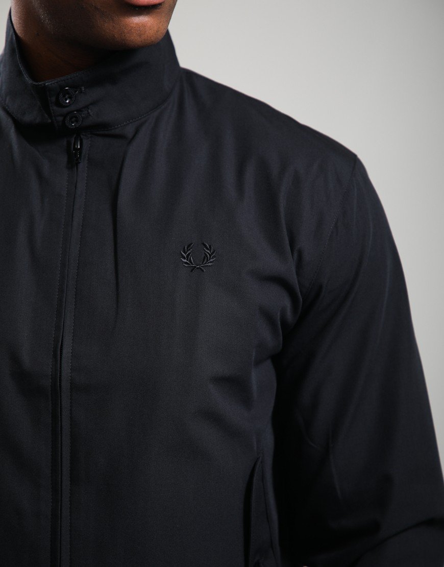Fred Perry Made In England Harrington Jacket Black