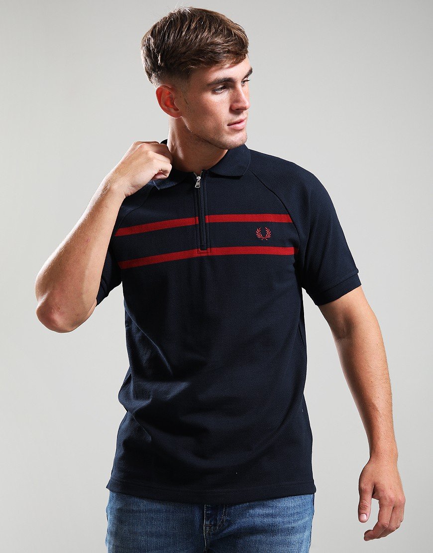 Fred Perry On Court Polo Shirt Navy