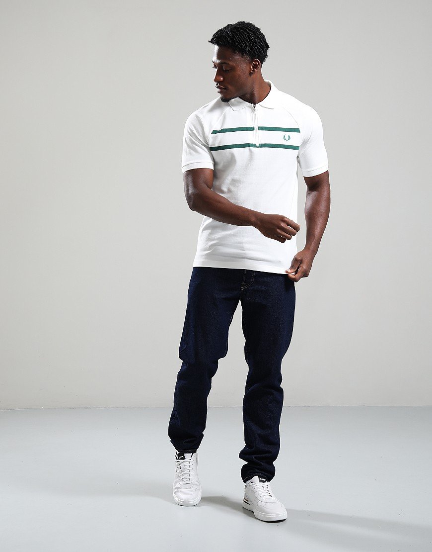 Fred Perry On Court Polo Shirt Snow White