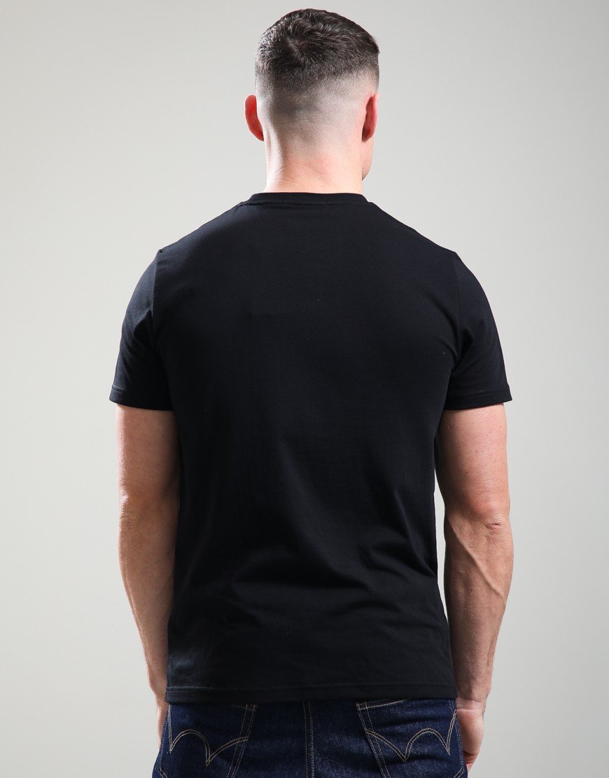 Fred Perry Outline Laurel Wreath T-Shirt Black