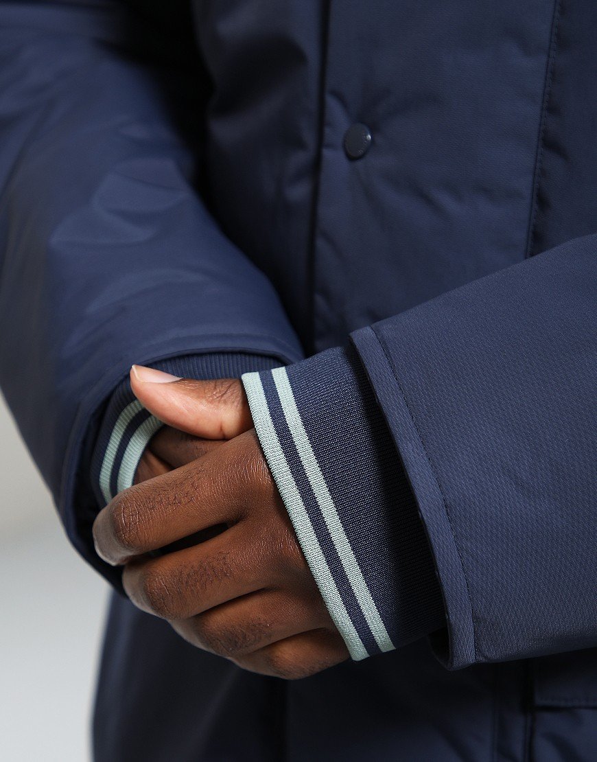 Fred Perry Padded Zip Jacket Dark Airforce