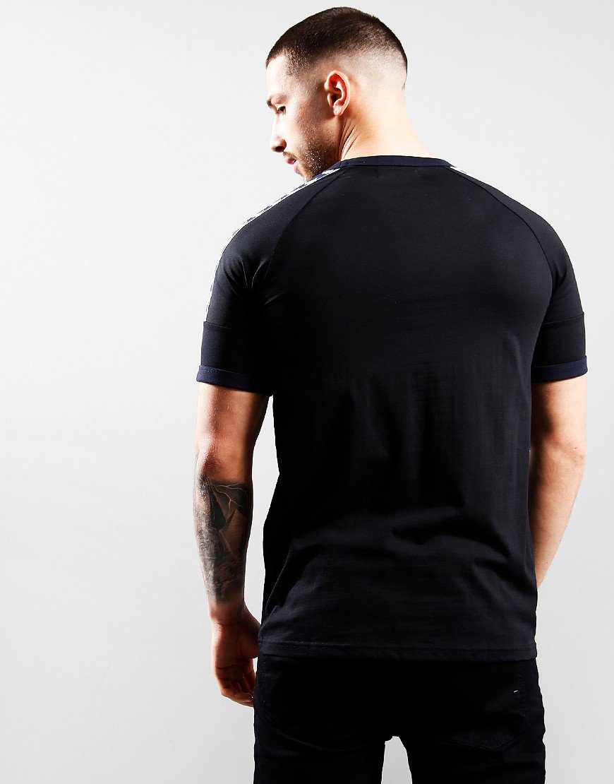 Fred Perry Panel Tape T-Shirt Black