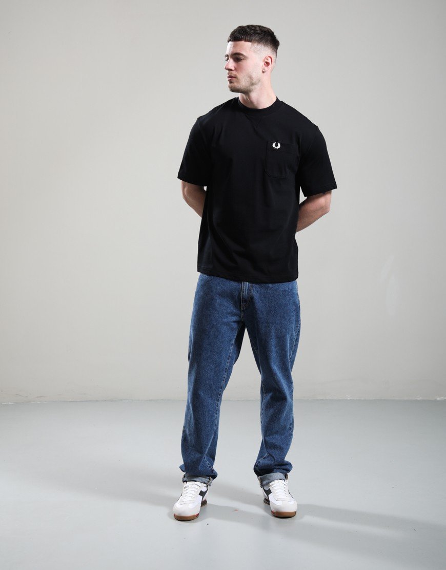 Fred Perry Pocket Detail T-Shirt Black