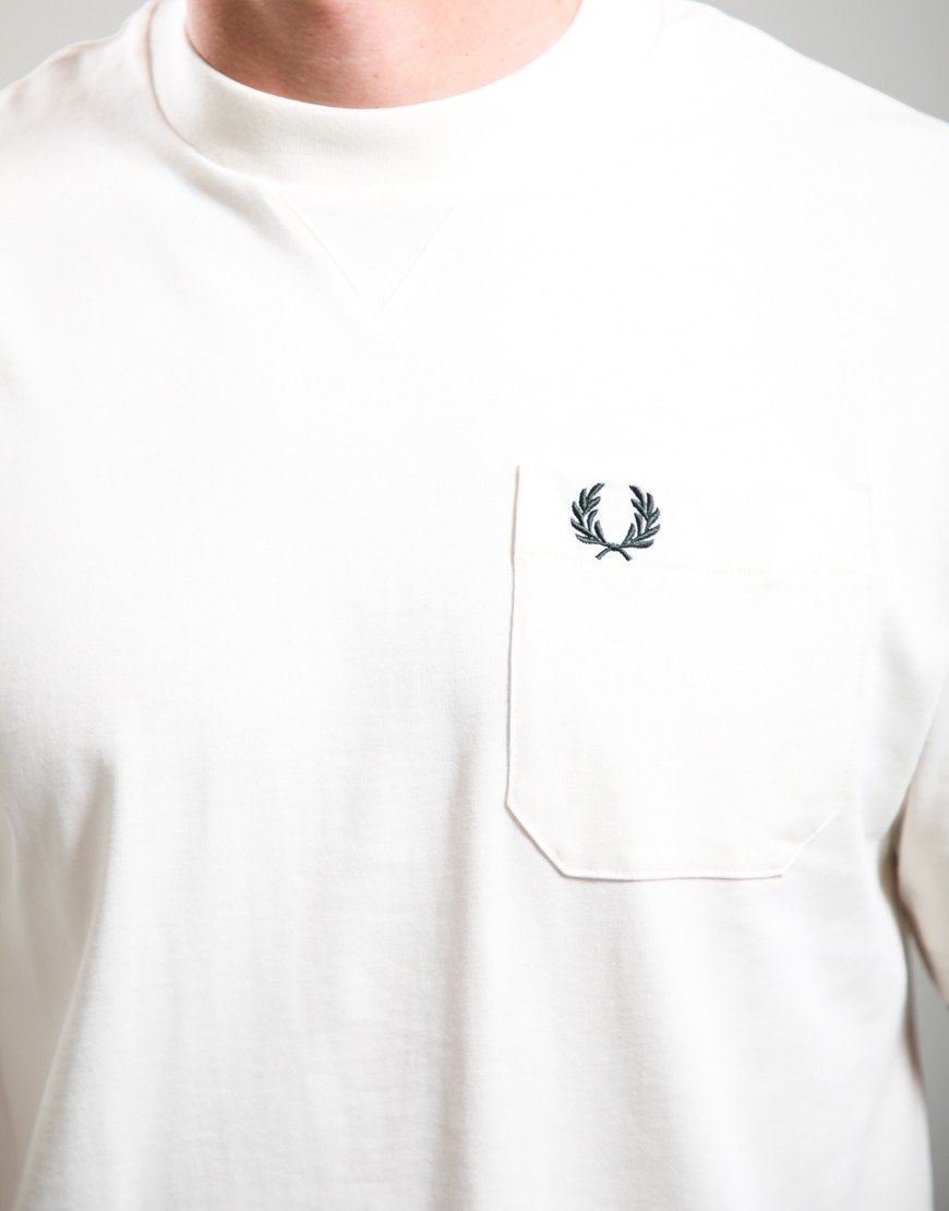 Fred Perry Pocket Detail T-Shirt Ecru