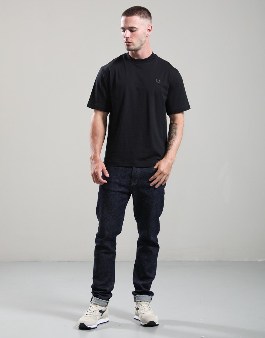 Fred Perry Reflective Print T-Shirt Black