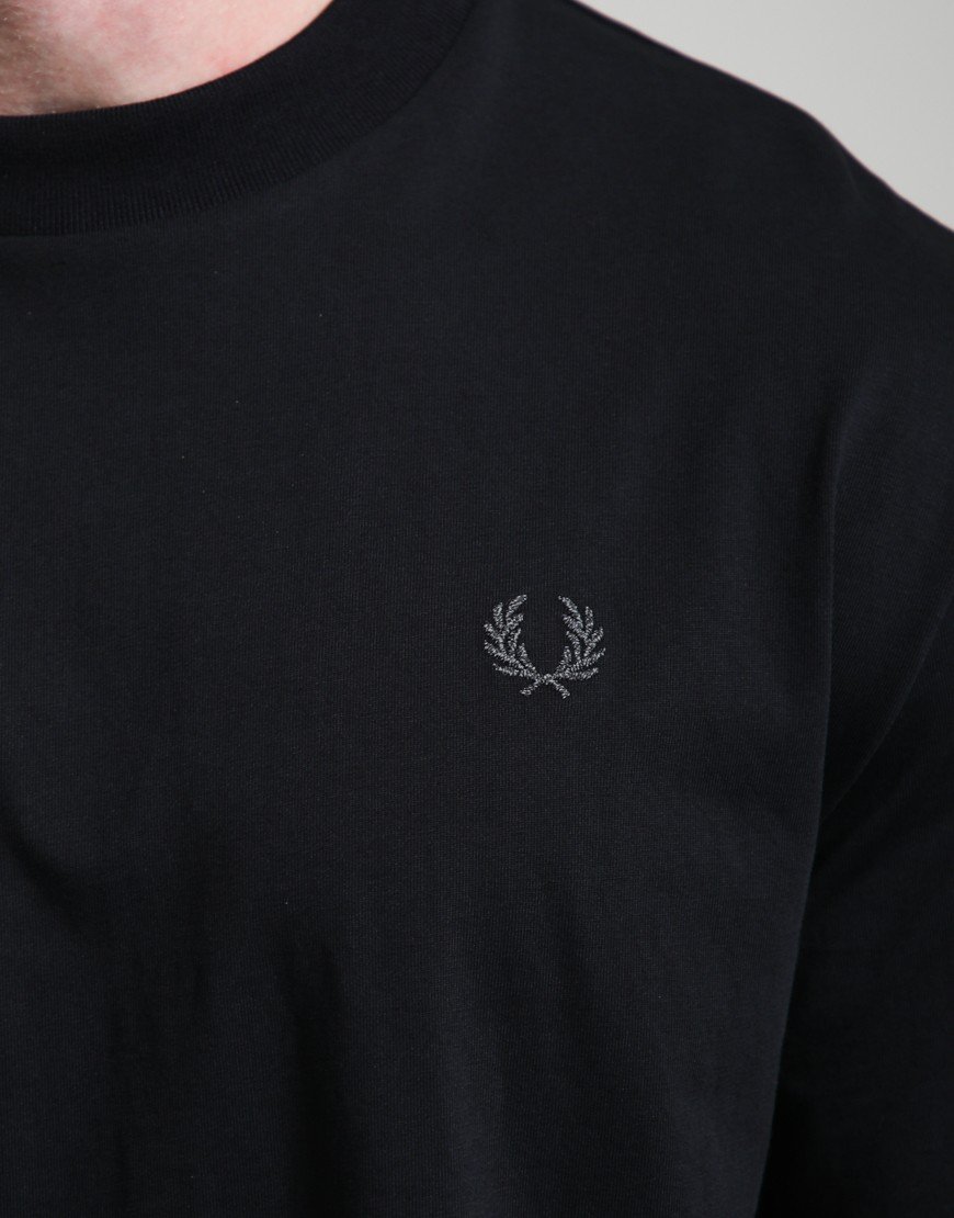 Fred Perry Reflective Print T-Shirt Black