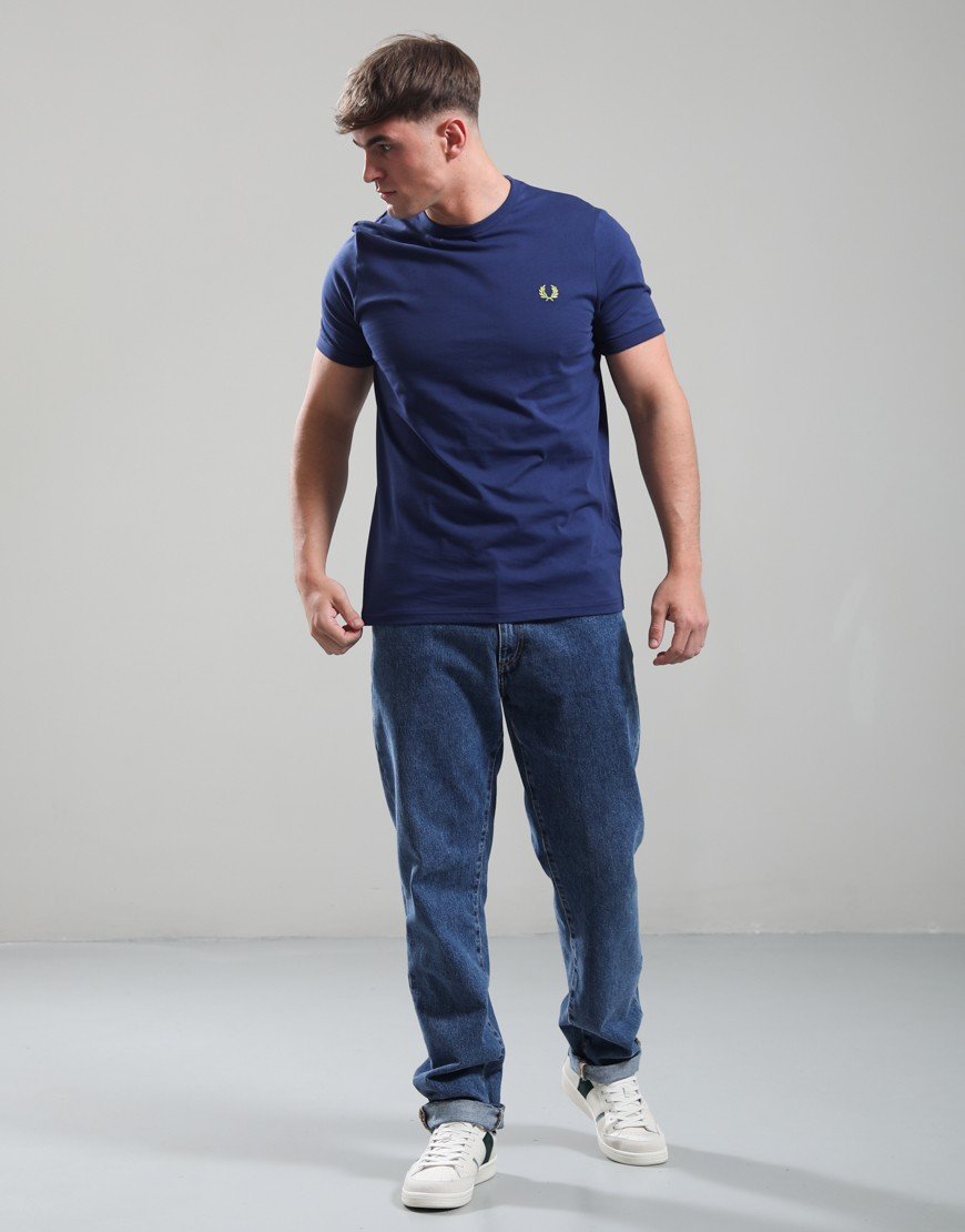 Fred Perry Ringer T-Shirt French Navy