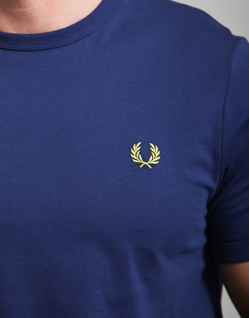 Fred Perry Ringer T-Shirt French Navy