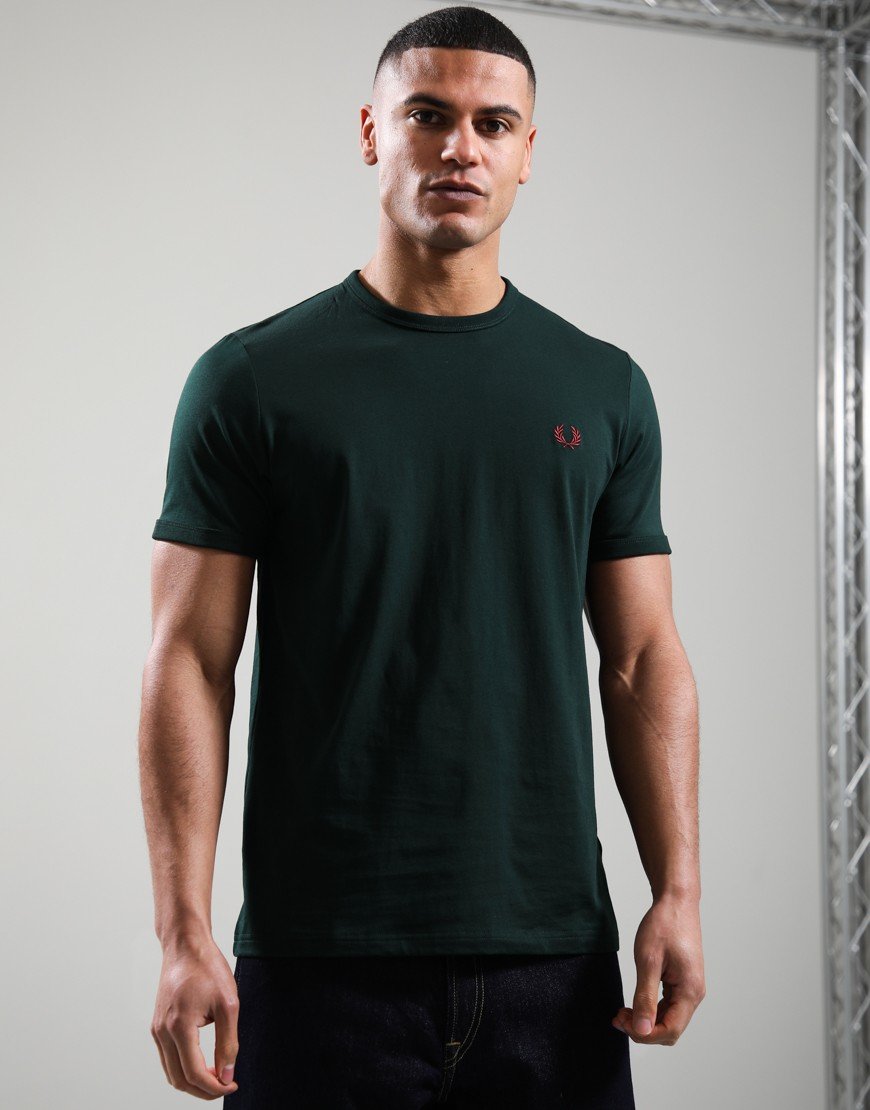 Fred Perry Ringer T-Shirt Grassroots