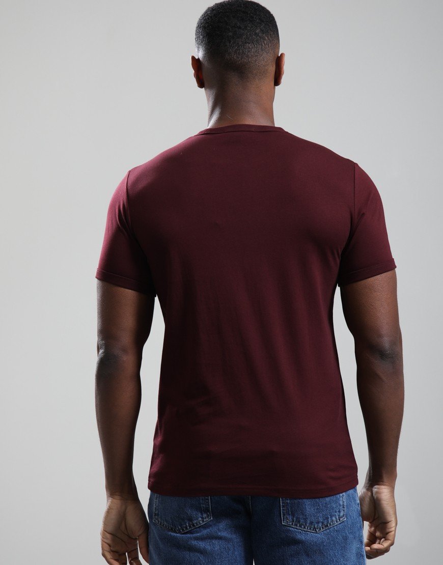 Fred Perry Ringer T-Shirt Oxblood