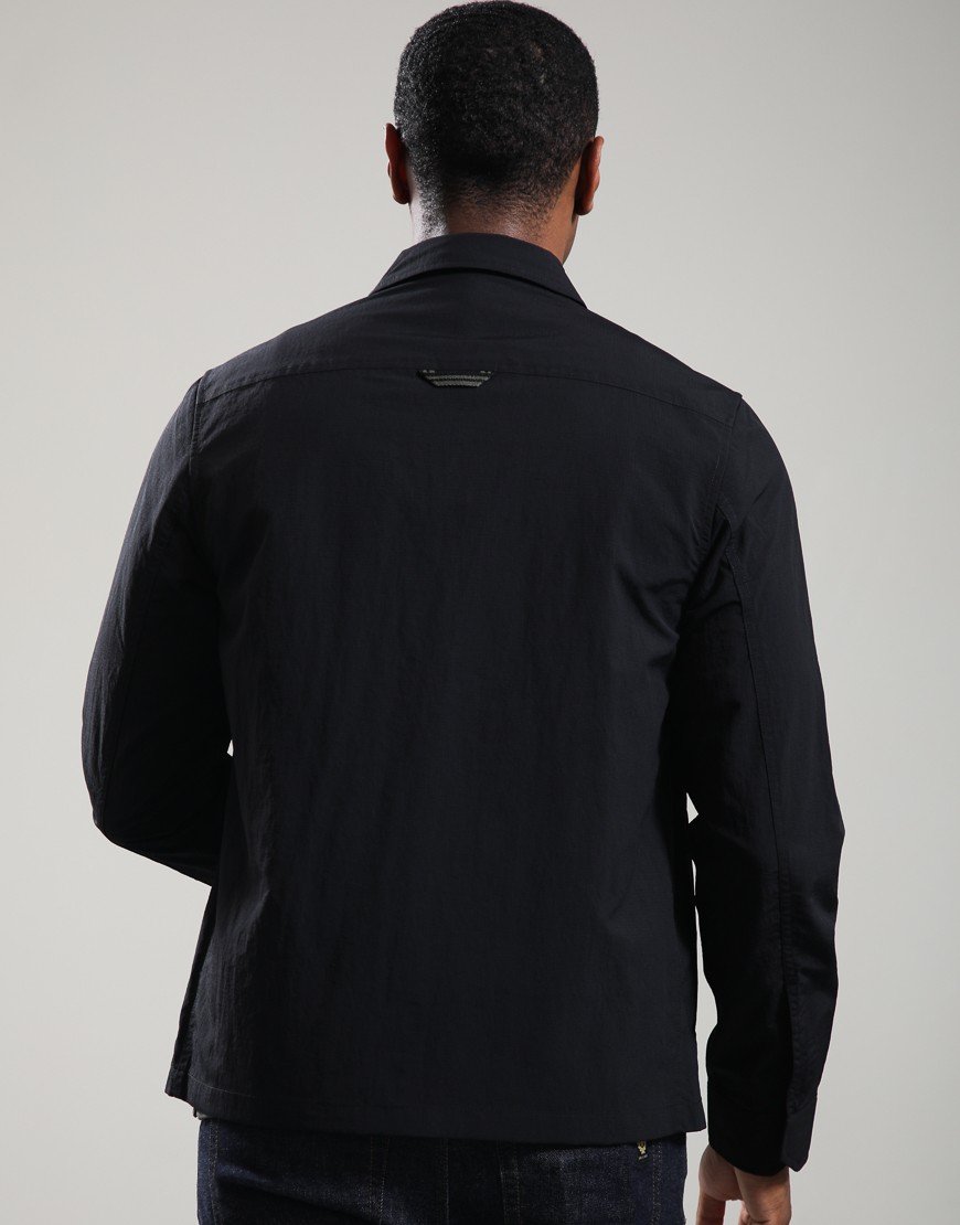 Fred Perry Ripstop Pocket Overshirt Black