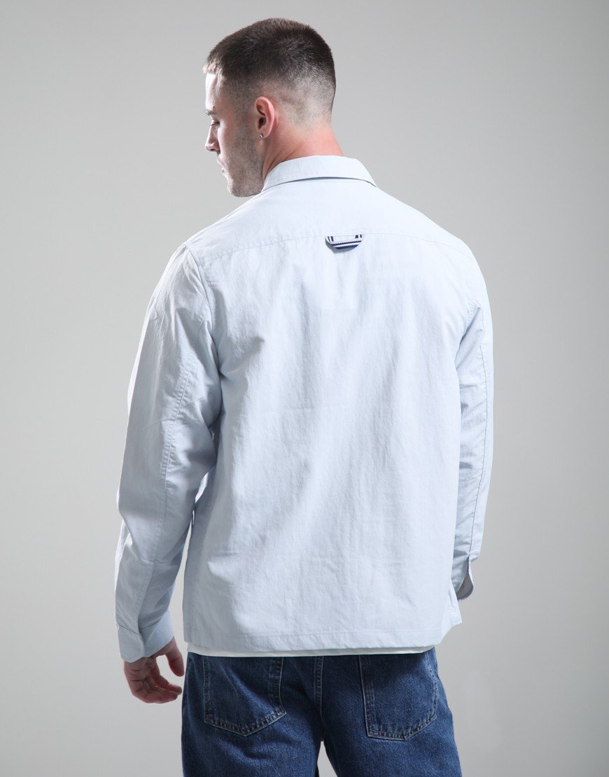Fred Perry Ripstop Pocket Overshirt Dusky Blue