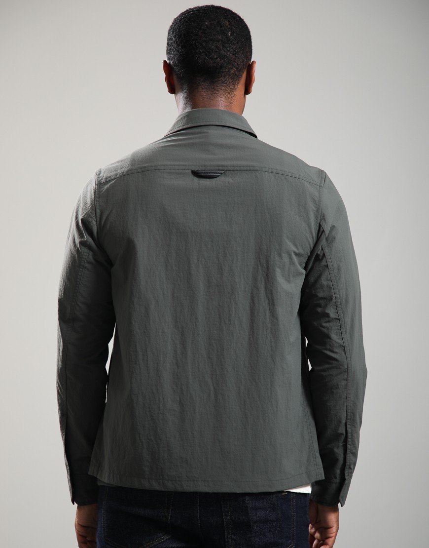 Fred Perry Ripstop Pocket Overshirt Field Green