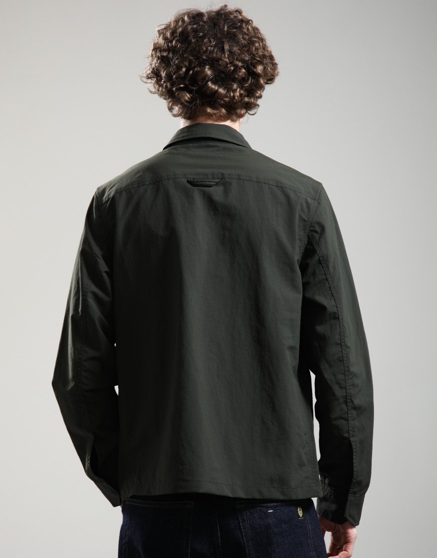 Fred Perry Ripstop Pocket Overshirt Hunting Green