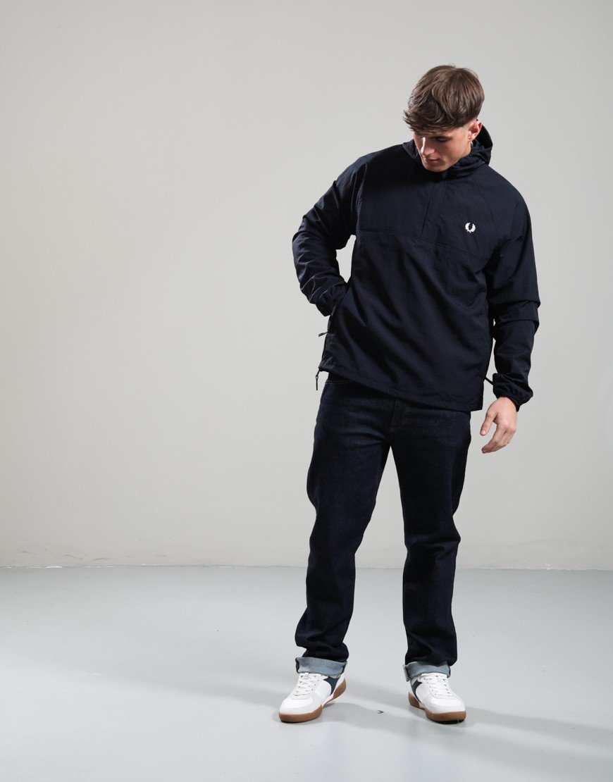 Fred Perry Ripstop Training Smock Jacket Navy