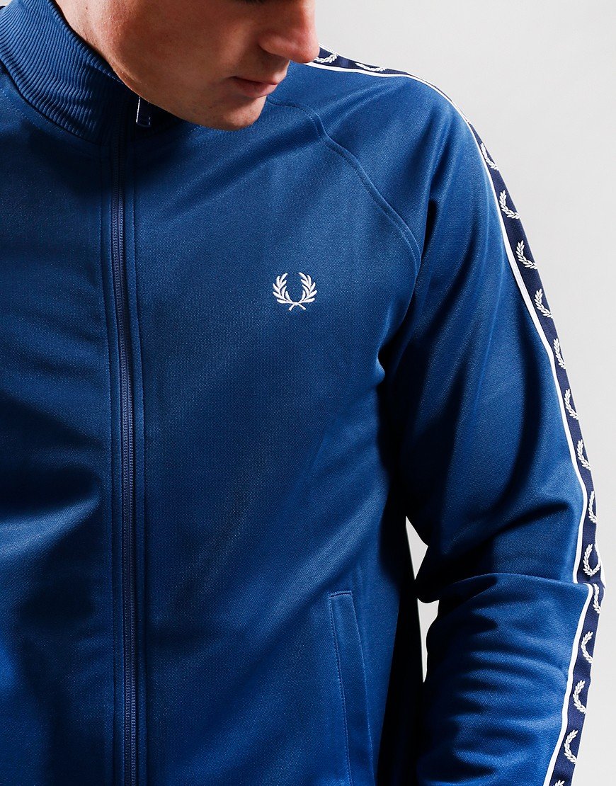 【希少】FRED PERRY TAPED SHELL JACKET Fred Perry Tape Sleeve Shell Jacket Black - Terraces Menswear
