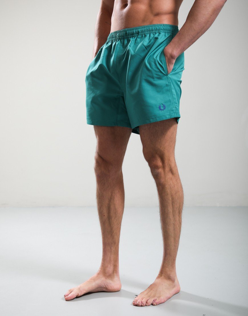 Fred Perry Swim Shorts Deep Mint