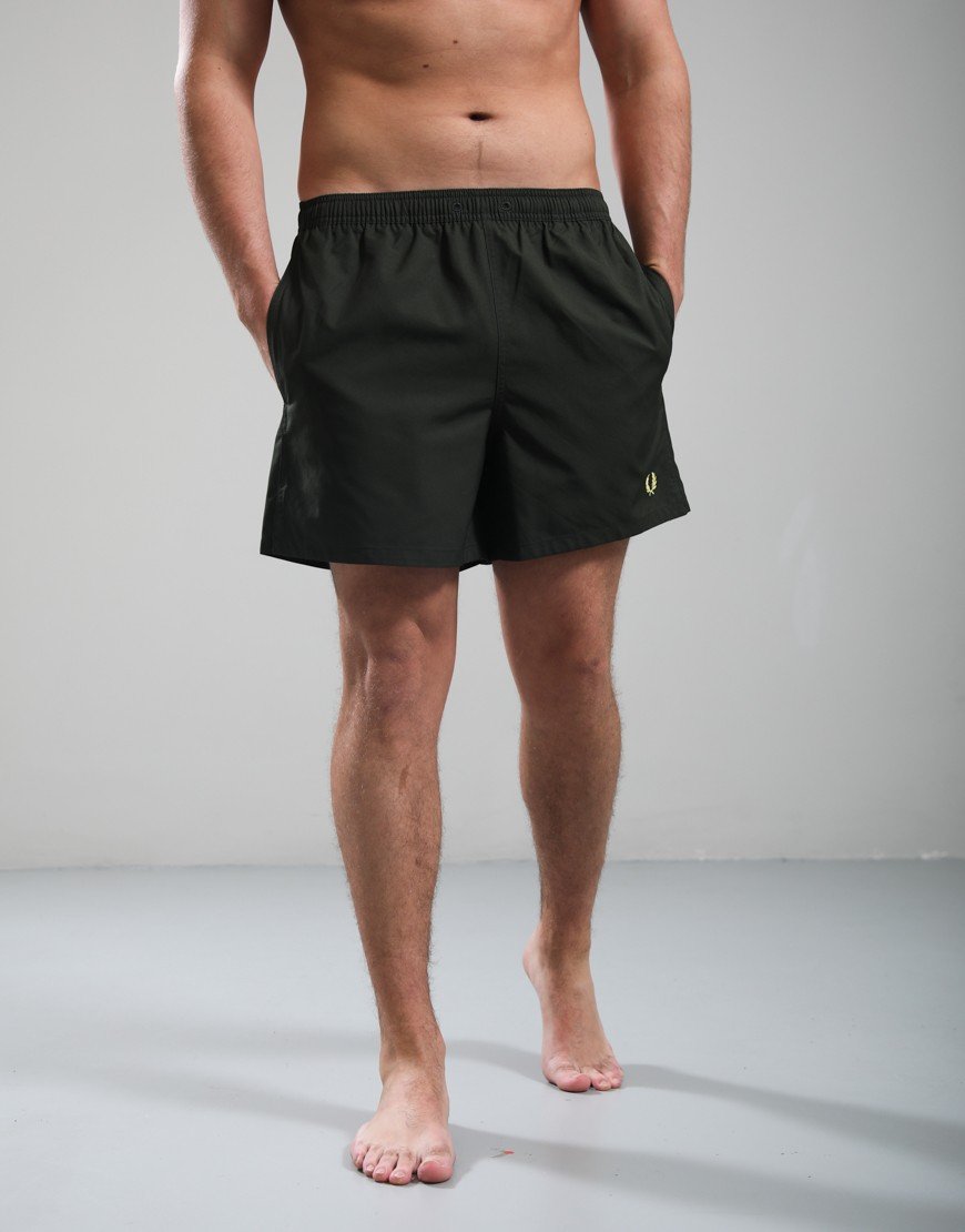 Fred Perry Swim Shorts Hunting Green