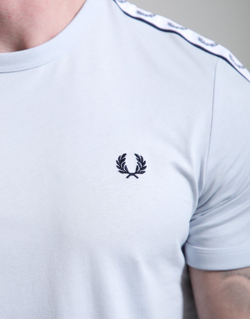 Fred Perry Taped Ringer T-Shirt Dusky Blue